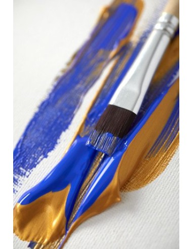 Juego 4 pinceles (2 planos, 2 redondos) Pebeo