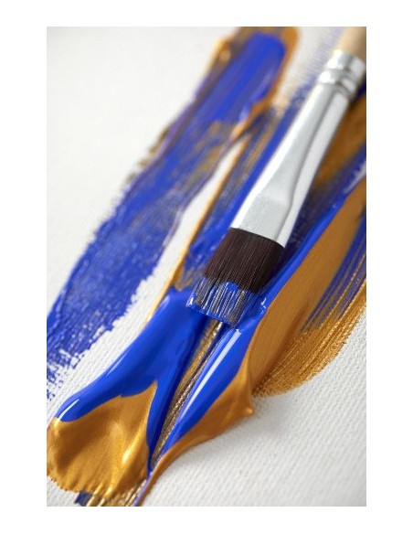 Juego 4 pinceles (2 planos, 2 redondos) Pebeo