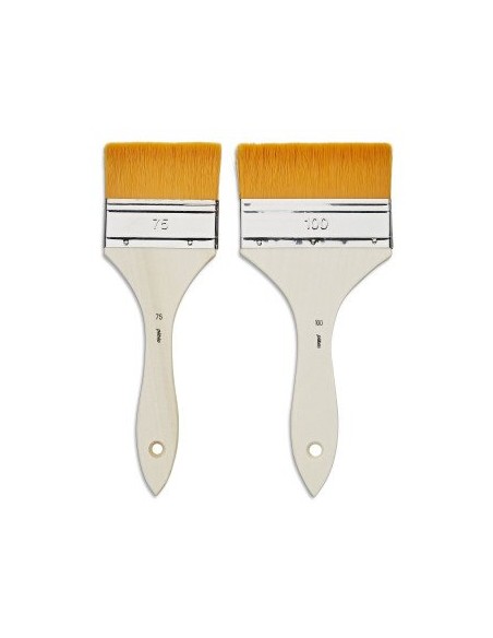 Juego 2 paletinas poliamida dorada