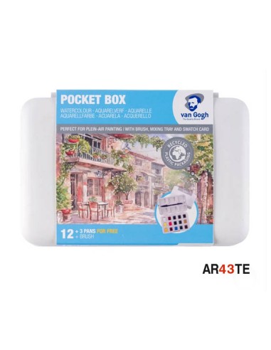 Pocket Box Acuarelas 12+3 Van Gogh