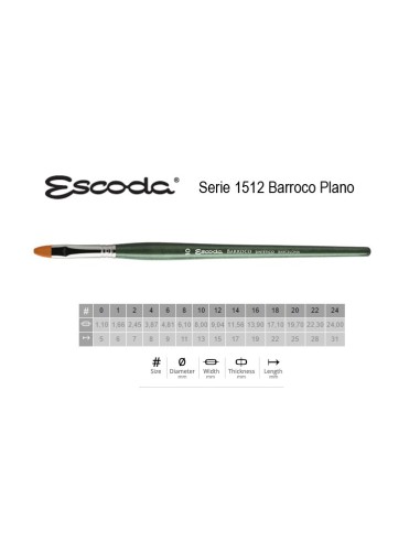 Escoda 1512 Barroco Plano