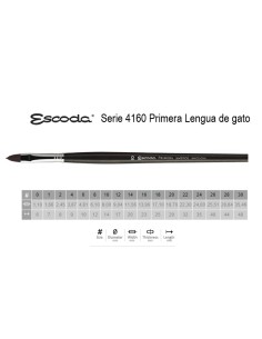Escoda 4160 Primera Lengua de gato 2