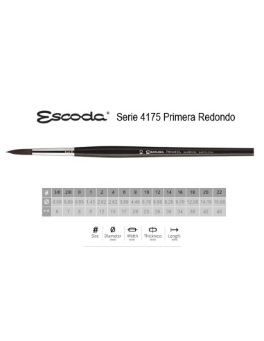 Escoda 4175 Primera Redondo