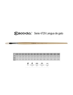 Escoda 4729 Cerda blanca 2