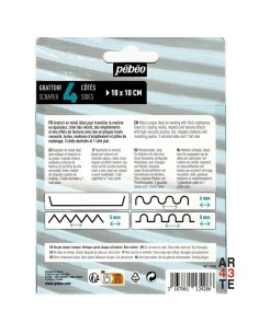 Raspador de metal 4 caras... 2