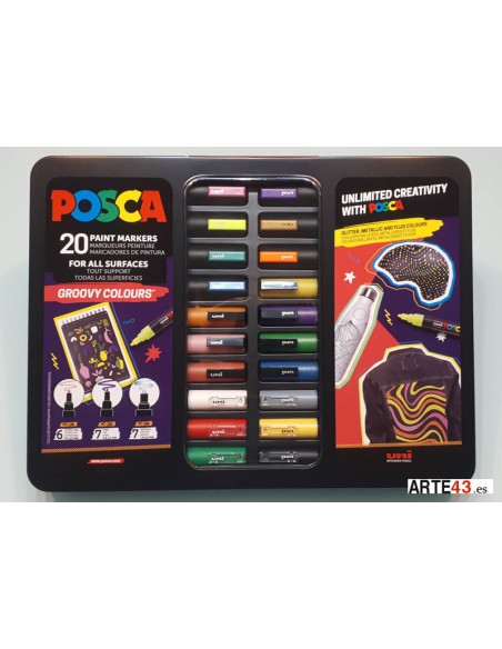 Posca Groovy Colours