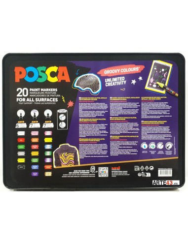 Posca Groovy Colours