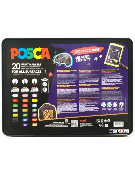 Posca Groovy Colours