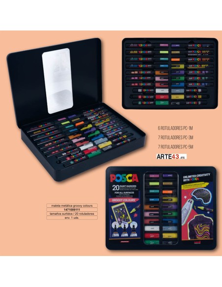 Posca Groovy Colours