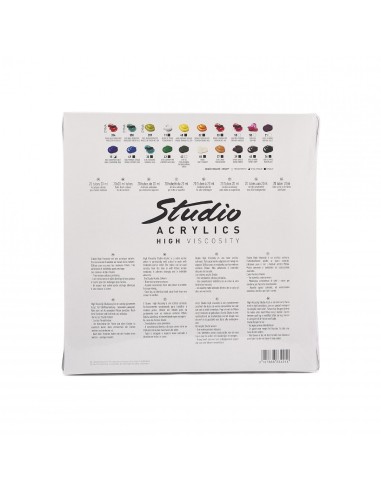 Estuche Studio Acrylics 20x20ml