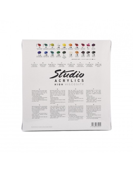 Estuche Studio Acrylics 20x20ml