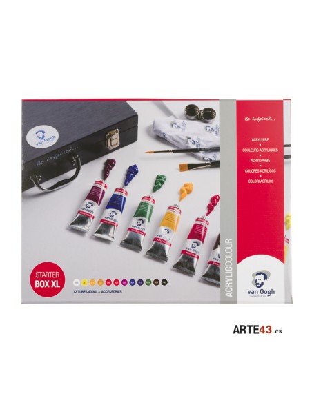 Van Gogh caja XL para principiantes (acrílico)