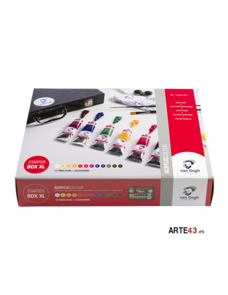 Van Gogh caja XL para principiantes (acrílico)