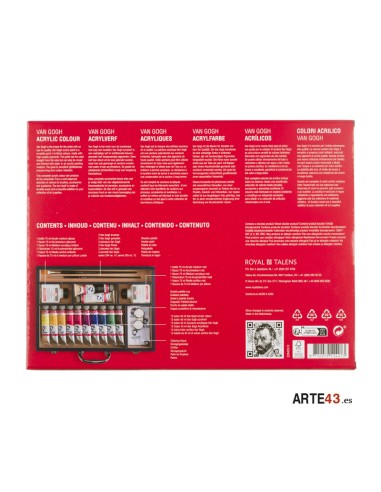 Van Gogh caja XL para principiantes (acrílico)