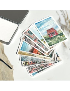 Watercolour postcards 2