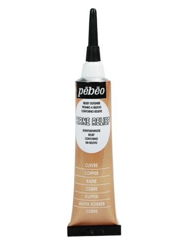 Pintura relieve para vidrio Cerne Relief de Pebeo