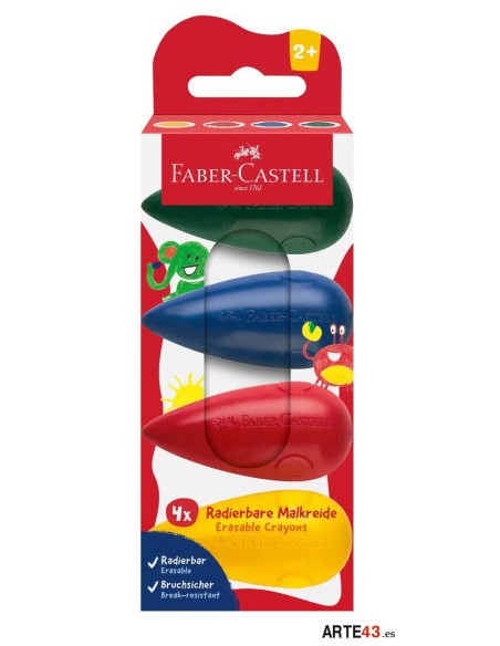 Kinder crayons trom/gota x4