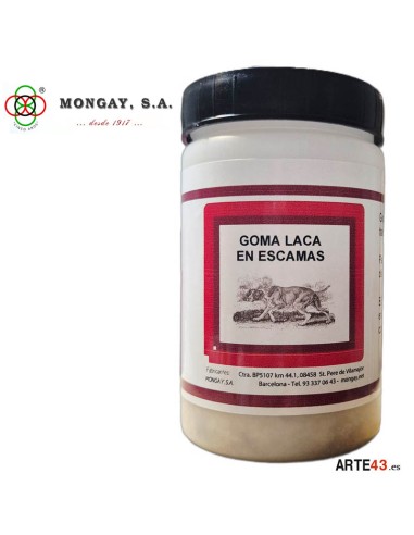 Goma laca en escamas
