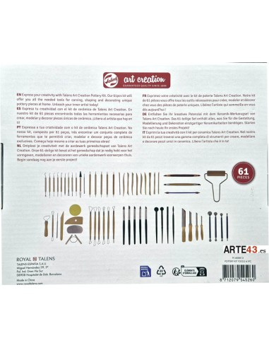 Pottery tools kit