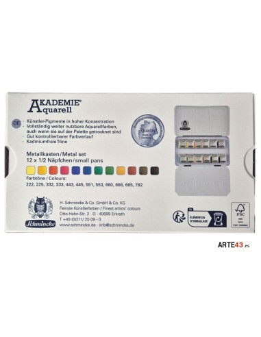 Akademie Aquarell set 75 112