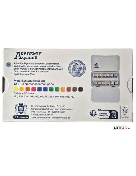 Akademie Aquarell set 75 112