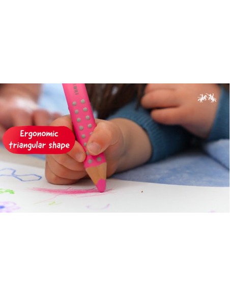 Lapiz de color Grippy con Sacapuntas