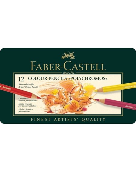 Lápiz polychromos estuche 12