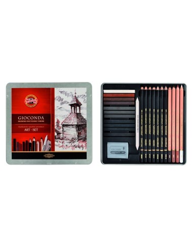 Gioconda Art Set for sketching 24 pcs 8899