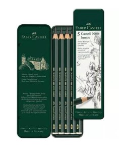 Estuche 5 Lápices Castell 9000 Jumbo 2