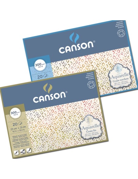 Canson Aquarelle Bloc encolado 4 lados
