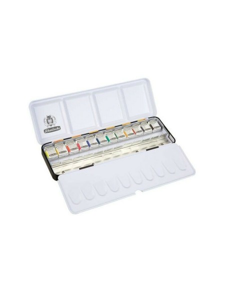 75744 Akademie Aquarell x12 medios godets