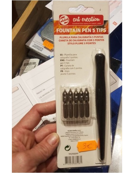 Plumilla Art Creation con 5 puntas