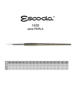 Escoda 1430 serie PERLA (redondo) 2