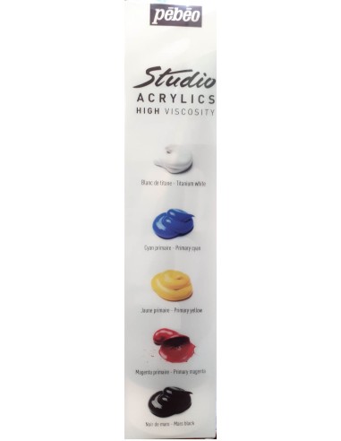 Studio Acrylic primary set 250ml