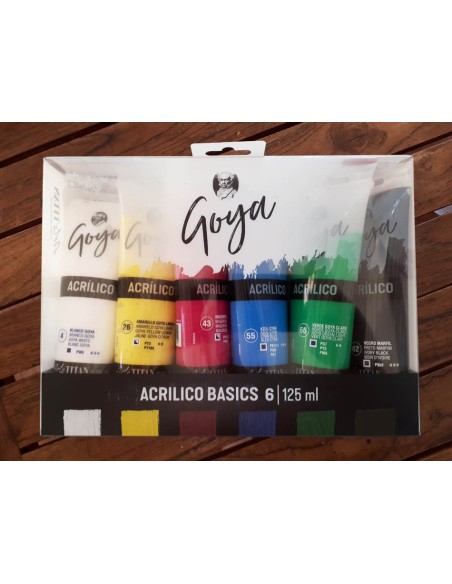 Acrilico Goya Basics 6x125ml