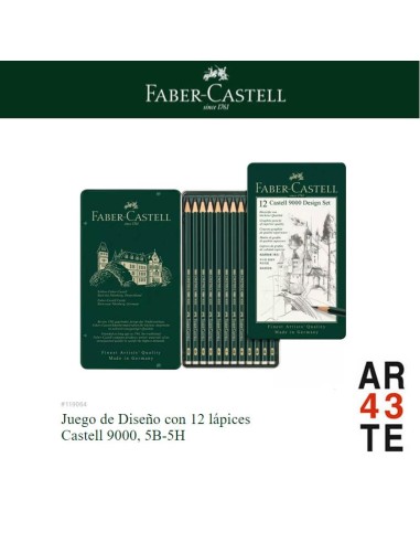 12 Castell 9000 Design set