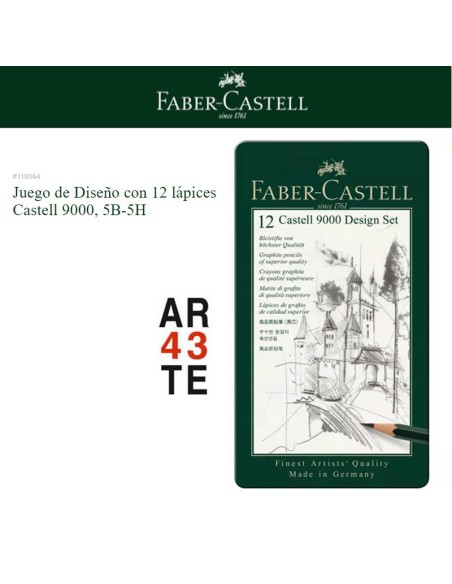 12 Castell 9000 Design set