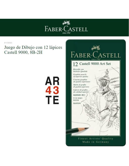 12 Castell 9000 Art set