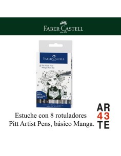 8 Pitt artist pens. Básico Manga