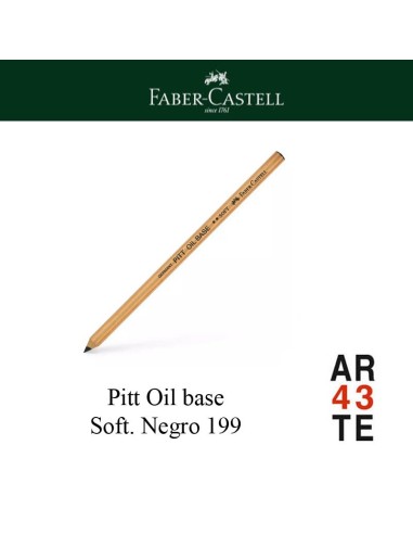 Lápiz Pitt Oil Base soft negro199