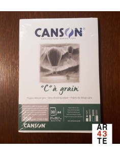 Canon "c" à grain Papel de dibujo gris 2