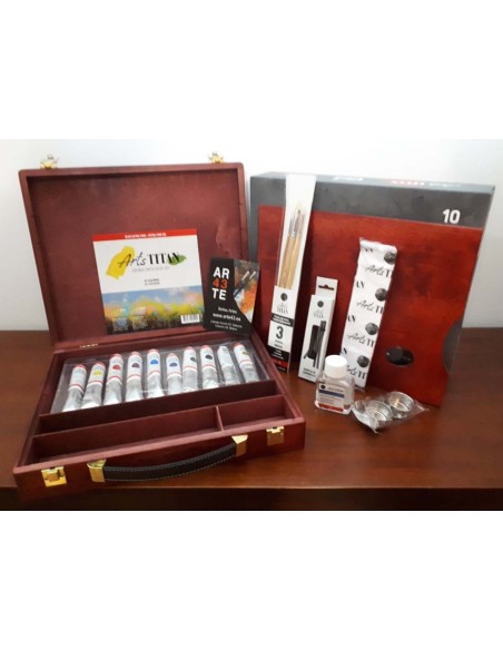 Maletín óleo extrafino Titan 10colores 60ml