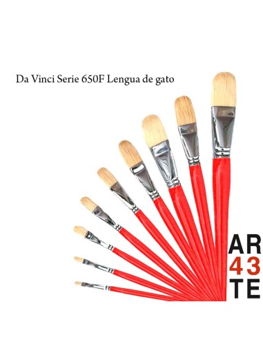 Pincel Da Vinci Serie 650F Squirrel Lengua de gato