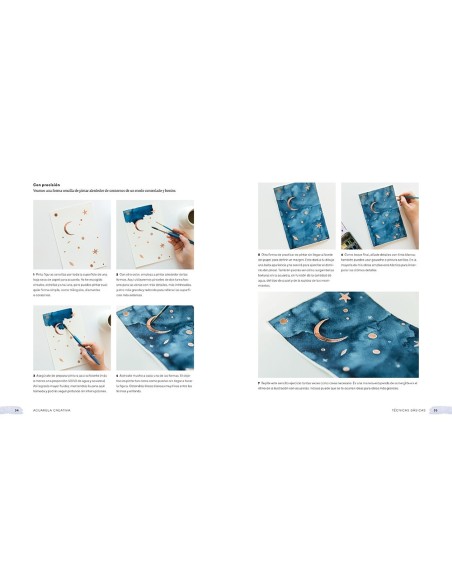 Acuarela cretiva, Guía paso a paso para principiantes.