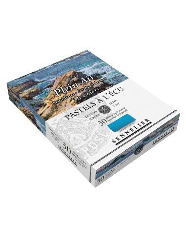 Caja cartón 30 pasteles "a l´écu" "Seaside"