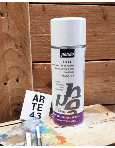 Fijativo spray técnicas secas