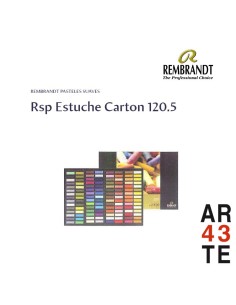 Pastel Rembrandt, RSP estuche cartón 120.5 barras.