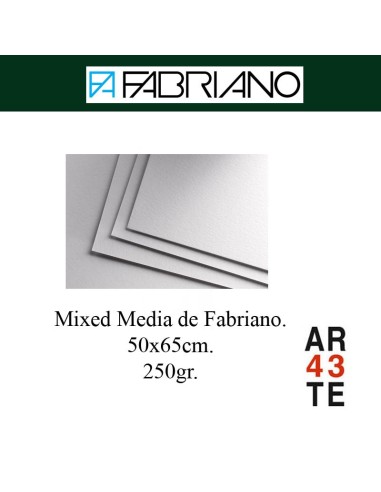 Mixed Media 50x65cm. 250gr. Fabriano