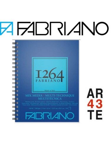1264 Mix media 300g. Fabriano. Espiral