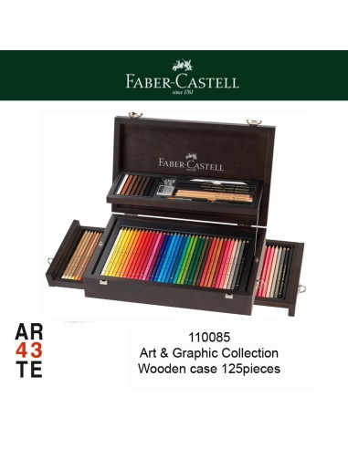 Art & Graphic Collection Wooden case 125pieces